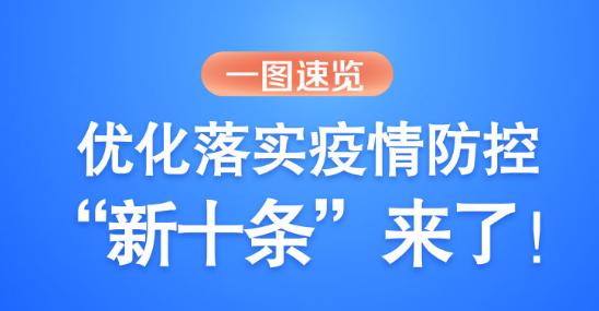一圖速覽｜優化落實疫情防控 “新十條”來了！
