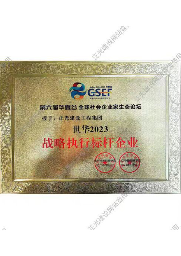 世華2023戰略執行(xíng)标杆企業(yè)